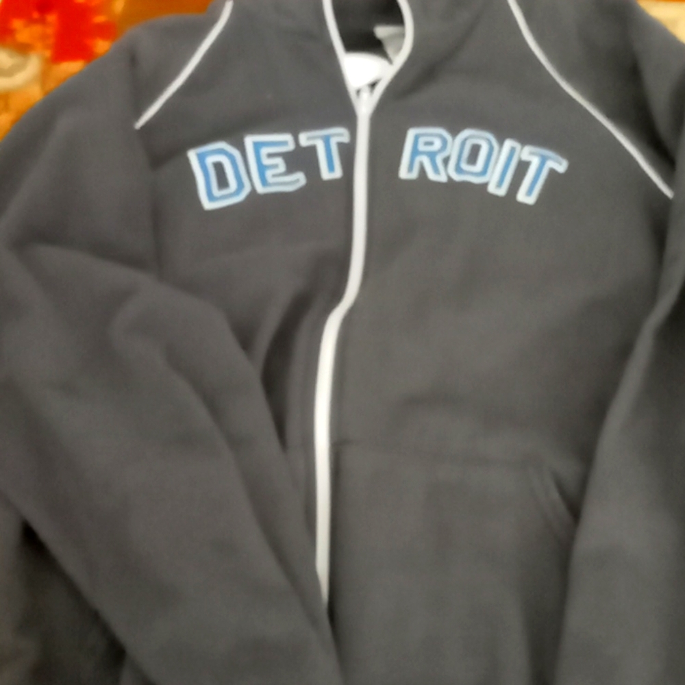 Made in Detroit zip up long sleeve